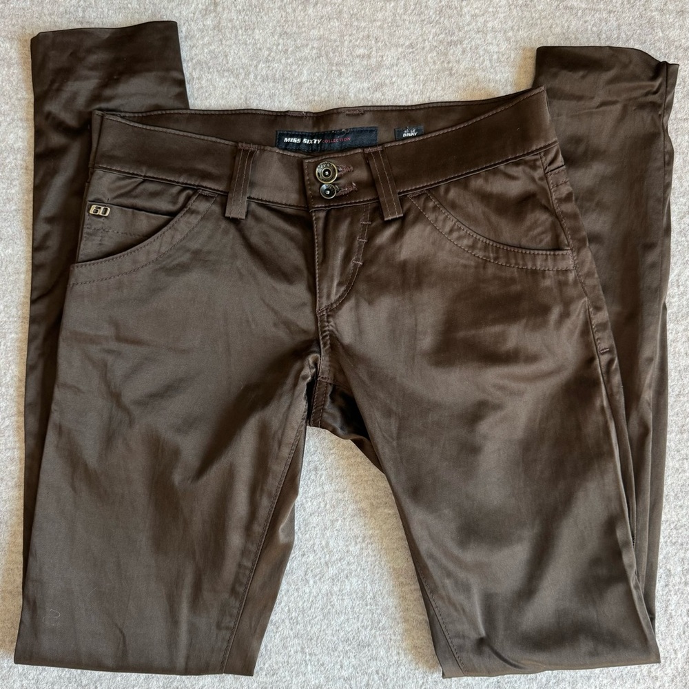Miss Sixty Brown Skinny Pants